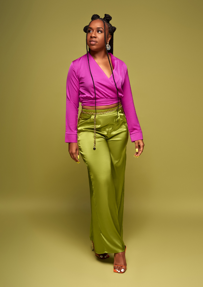 Empowered Green Pants-Touched By Vanity-